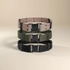 Fashionable leather belt, casual and simple men's style, 100cm high-quality cowhide, slimming, breathable and comfortable Specification image
